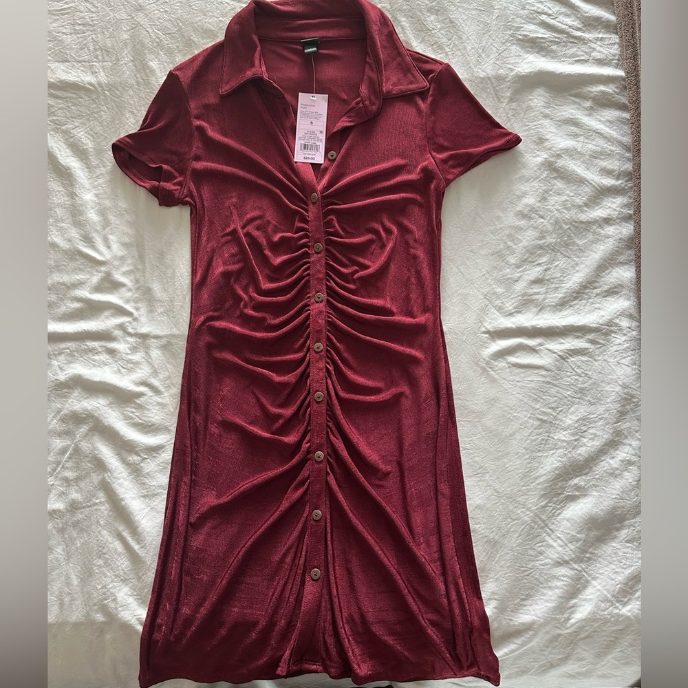 Wild fable scrunched dress